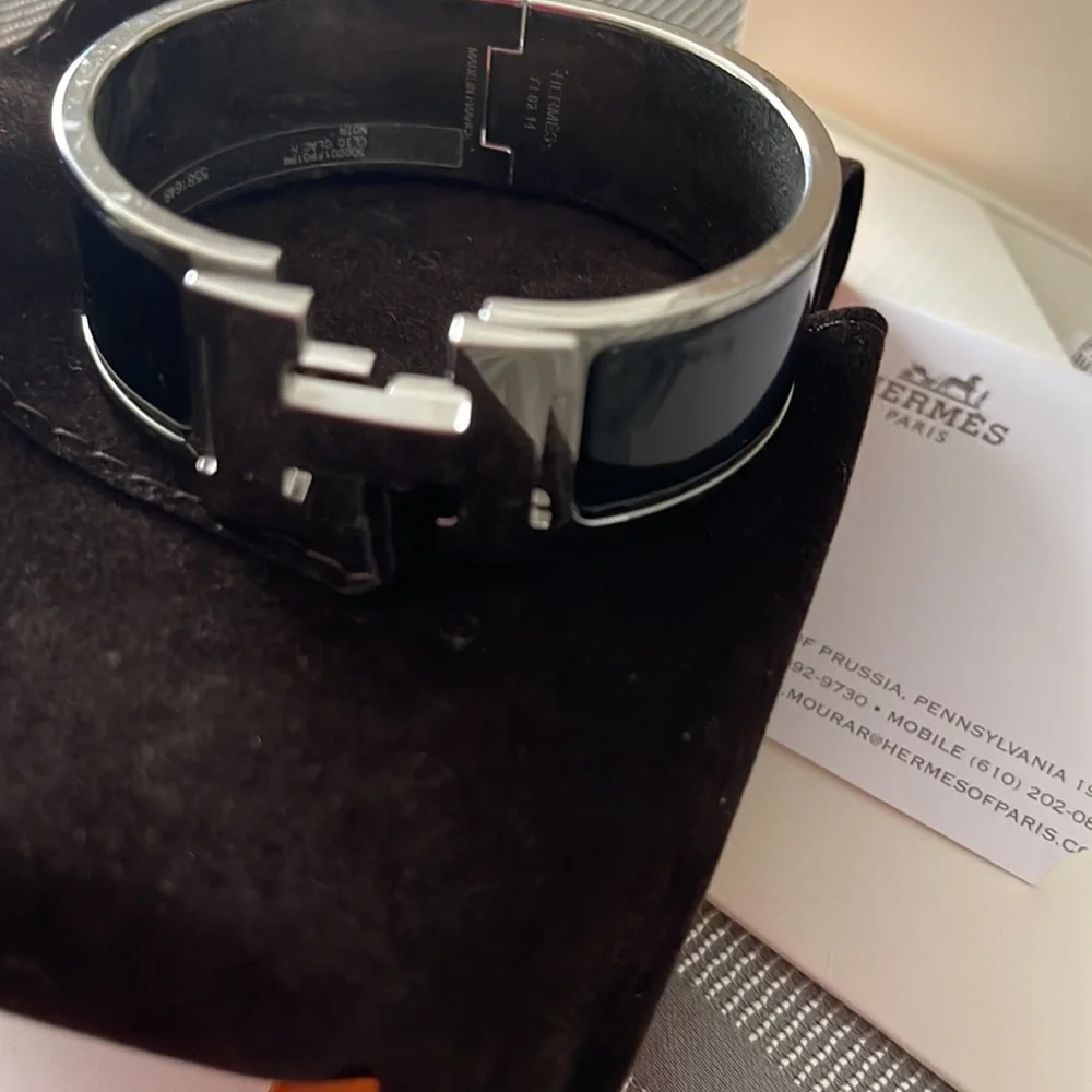 Hermes Clic Calc H Bracelet PM- Noir - Picture 3 of 8